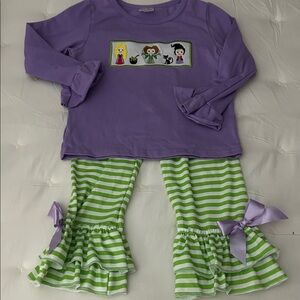 Purple and Green Kids Pajamas